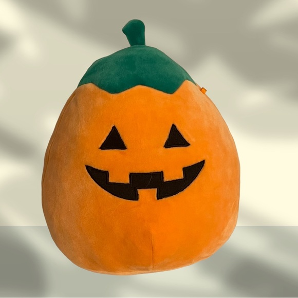Squishmallows 8” Halloween Pumpkin Stuffed Animal Plush - Picture 1 of 10